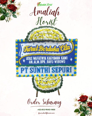 Papan Bunga Duka di Ganjaresik