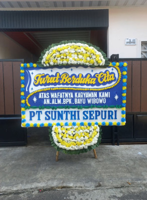 Papan Bunga Duka di Ganjaresik